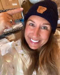 It's a little chilly today packing up orders in my office AKA storage unit  so I'm glad I opted to wear my Arkansas Rice knit cap with leather patch.  Do you have