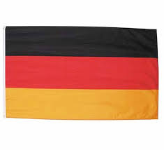 Vlajka německa se skládá ze tří vodorovných pruhů barev černá, červená a zlatá, poměr délek stran je 5:3. Vlajka Nemecko Army24 Eu