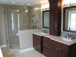Unfinished wooden cabinet creates a simple line. Inexpensive Bathroom Cabinet Ideas Builders Outlet