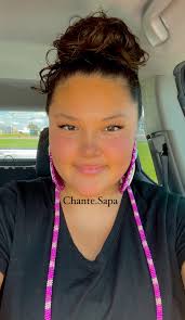 One-of-a-kind XL flower earrings by artist