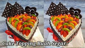 Perhatikan buah apa yang ada di musim. Cake Topping Buah Segar Cara Membuat Kue Ulang Tahun Dengan Hiasan Buah Youtube