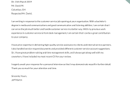 Job application cover letter tips. Customer Service Cover Letter Example Call Center Cover Letter Format