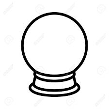 Crystal Ball Of Fortune Telling Line Art Icon For Apps And Websites Royalty Free Cliparts Vectors And Stock Illustration Image 59138622 Disco ball nightclub dance, ray concert poster crystal ball, disco illustration png clipart. crystal ball of fortune telling line art icon for apps and websites