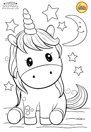 Cute unicorn coloring pages for kids: 38 Unicorn Coloring Book Printable Photo Ideas Slavyanka