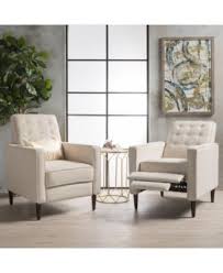 Noble House Wadena Recliner Club Chair Reviews Recliners Furniture Macy S Living Room Chairs Living Room Wood Cheap Living Room Sets