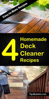 Starting with a clean surface and the right tools will make staining a wood deck so much easier. 4 Amazing Homemade Deck Cleaner Recipes