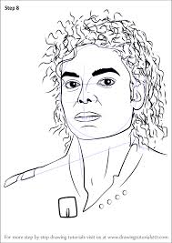 How to Draw Michael Jackson (Singers) Step by Step