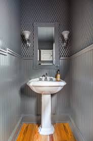 Powder room with walnut cabinet: Traditional Powder Room Traditional Powder Room Houston Houzz
