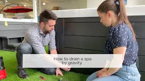 Turn on the hose until water and no bubbles are coming from the end of the hose. How To Drain Empty A Spa By Gravity If You Do Not Have A Submersible Pump Youtube