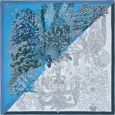 La Maison Des Carres Hermes Les Legendes De L Arbre Coloriage Hermes Scarf Hijab Designs Designer Silk Scarves