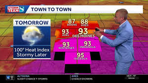Iowa weather: Muggy heat returns, plus more rain