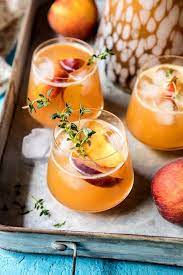 Sweet Bourbon Peach Lemonade Recipe Peach Lemonade Sweet Bourbon Yummy Drinks