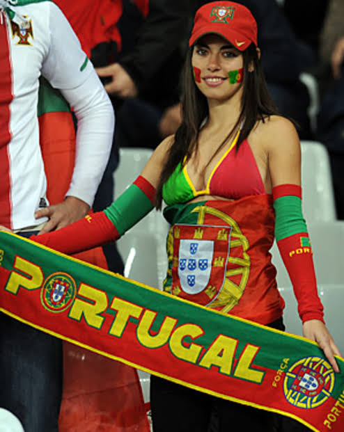 Spain overcomes Portugal as their fans banter with friendly rivalry