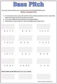 Notes On The Bass Stave Worksheet Music Theory Worksheets Music Teaching Resources Elementary Music Classroom
