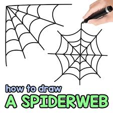 Simply select + then your drawing will be saved into a box. How To Draw A Spiderweb Step By Step Cobweb Drawing Tutorial Easy Peasy And Fun