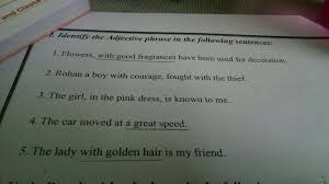 A word that is used before a noun, a noun phrase, or a pronoun, connecting it to another word. What Is Adjective Phrase Brainly Know It Info