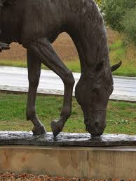 Equestrian statue of Thomas Masaryk in Lany Czech Republic