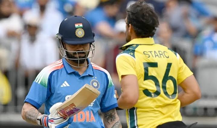 australian men's cricket team vs india national cricket team match scorecard