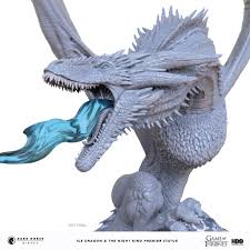 Game of thrones viserion ice dragon deluxe box, blue ,game of thrones action figure. Dark Horse Direct Game Of Thrones Ice Dragon Amp The Night King Premier Statue Hi Def Ninja Pop Culture Movie Collectible Community