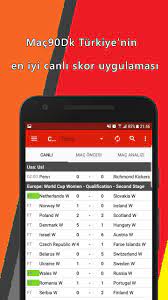 Canli Skorlar Mac 90 Dk For Android Apk Download