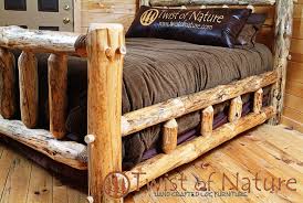 Double Log Sided Bed Frame Not Kit Form Ships Freight Twistofnature So, you can buy double bed online in. double log sided bed frame not kit form ships freight