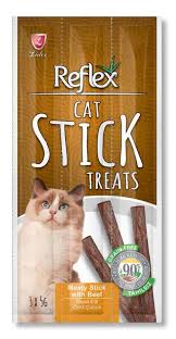 Reflex Cat Stick Biftek Etli Tahilsiz Kedi Odul Cubuklari 5 Grx3 Stick Kedi Odulleri Reflex
