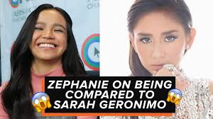 Zephanie Dimaranan reacts to being compared to Sarah Geronimo