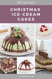 You can either spread it quite casually, work it into little peaks or spread it. The Very Best Christmas Ice Cream Cakes Bake Play Smile