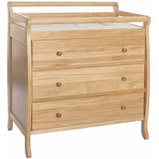 Dream On Me Liberty 3 Drawer Changing Table With Pad Natural Walmart Com In 2020 Changing Table Changing Table Dresser Solid Wood Changing Table