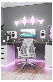4.6 out of 5 stars. Pink Aesthetic Pc Gaming Room Setup Small Desk Setup Ideas Smalldesksetupideas In 2021 Gaming Room Setup Room Setup Game Room Design