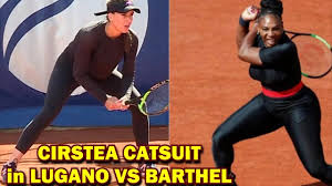 Sorana cirstea a pierdut in primul tur la turneul de la madrid. Sorana Cirstea Catsuit Vs Barthel In Lugano Samsung Open Youtube