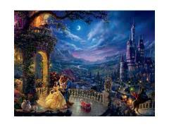 Beauty and the beast puzzle. Thomas Kinkade Disney Beauty And The Beast 1500 Piece Puzzle
