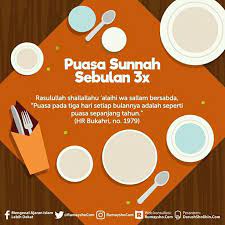 Puasa Sunnah Sebulan 3x Islam Motivasi Pengetahuan Kata Kata