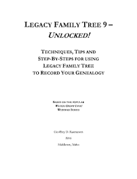 Whether you hope to have one child or six, there's no right or wrong answer when it comes to size. Fillable Online Legacy 9 Unlocked Print Edition Docx Fax Email Print Pdffiller
