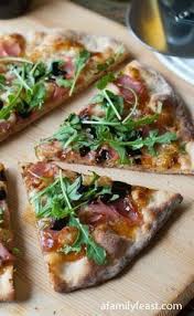 Prosciutto And Fig Pizza With Arugula Recipe Fig Pizza Prosciutto Pizza Cooking Recipes