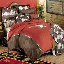 Cowhide Star Bed Set Full Queen Cowboy Bedroom Western Bedroom Cowgirl Bedroom