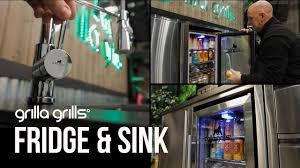 Барбекю, грили и коптильни ultimate outdoor kitchen w/ smoker, grill, sink, refrigerator, granite + more! Announcing Grilla Grills Sink And Fridge For Outdoor Kitchens Bbq Islands Youtube