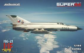 To continue this yugoslav story i'm presenting this mf, painted in exercise markings. Mig 21 Mf In Czechoslovak Service Dual Combo 1 144 Eduard Edu4434 Axels Modellbau Shop