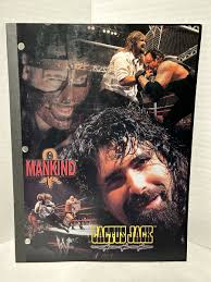 90s WWF Paper School Notebook The Undertaker & Kane Stone Cold Mankind WWE  Lot 3