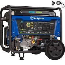 .6000w gas portable generator for home use emergency power backup, rv standby, storm hurricane damage restoration power backup, apgg6000. Westinghouse Wgen7500df 9 500 7 500 Watt Dual Fuel Portable Generator With Remote Start And Transfer Switch Outlet For Home Backup Wgen7500df The Home Depot