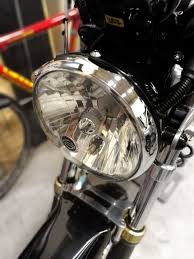 yamaha sr big single custom motorcycle led headlight h4 7inch sr カスタム
