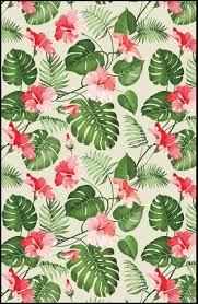 Tissu Motif Imprime Exotique Tropical Feuilles Fleur Au Metre Ameublement Tapisserie Deco Rideauvoile Com Rideaux Feuille Motif Fleurs