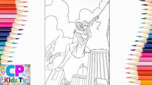 Includes peter parker, lego spiderman, spiderman homecoming, and spiderman mask colouring pages as well. Lego Spiderman Coloring Pages For Kids Drawing With Crayons