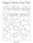 Have your child fill out the questionnaire. Happy Father S Day Papa Coloring Page Twisty Noodle