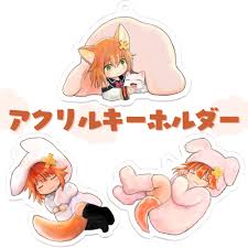 つなのアクリルキーホルダー - 猫舐つな - BOOTH