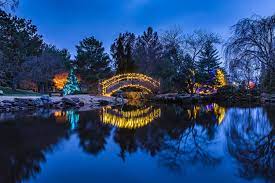 Gardens Aglow Japanese Stroll Gardens Lights Display Drury Mirror