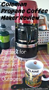Carry your most essential coffee brewer in this coleman coffee maker carrying case. Sunny Simple Life Review Of Coleman Propane Coffee Maker