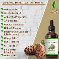 However, you may use cedarwood oil to potentially mitigate these effects. Cedarwood Texas Essential Oil