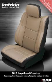 Katzkin Custom Leather Auto Interiors Leather Seat Covers Leather Seat Covers Leather Seat Jeep Grand Cherokee