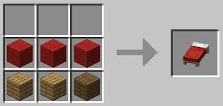 Open any of the chests, memorize the recipe and. How To Make A Bed In Minecraft Minecraft Guides